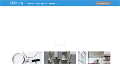 Desktop Screenshot of cfileonline.org